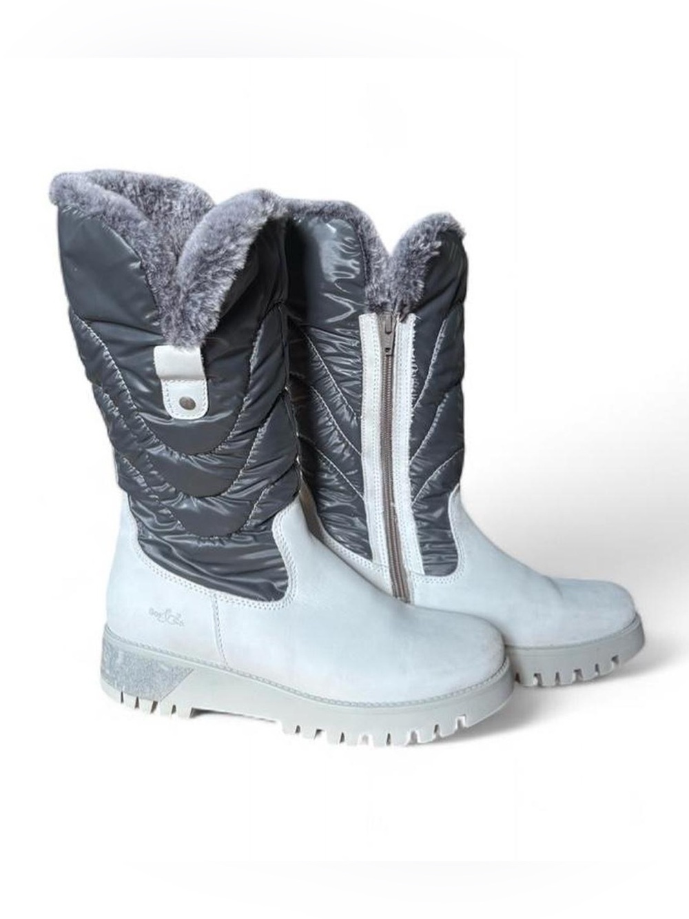 Bos & Co Astrid Mid-Calf Puffer Boot Winter Boots Sz 39 / US 8 - 8.5 Snowy Comfy